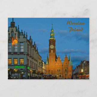 Cartão Postal Polônia de Wroclaw