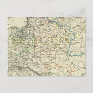 Cartão Postal Polônia e Lituânia 1386-1572