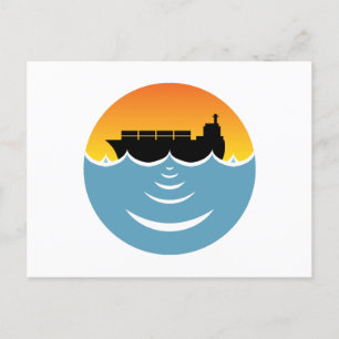 Cartão Postal poluição sonora dos oceanos