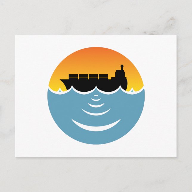 Cartão Postal poluição sonora dos oceanos (Frente)