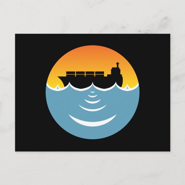 Cartão Postal poluição sonora dos oceanos (Frente)