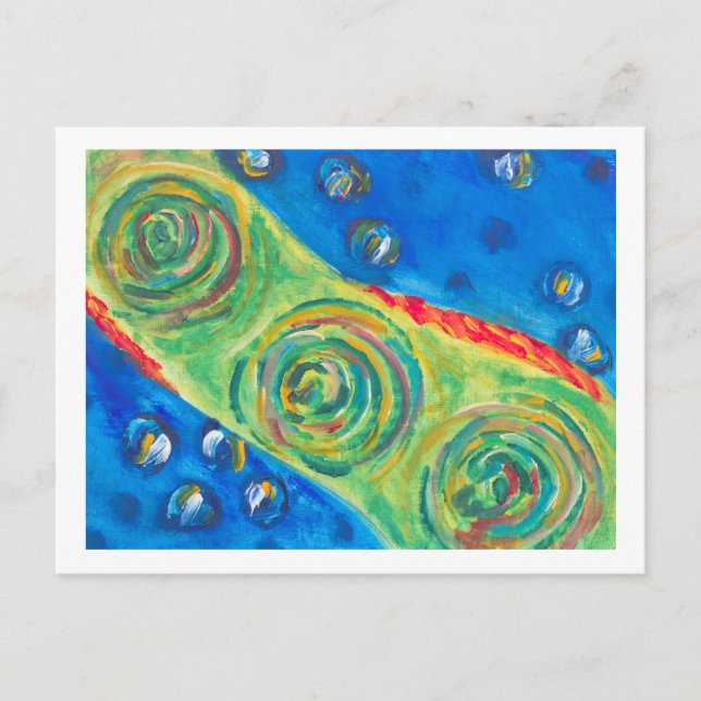 Cartão Postal Polvo poderoso (Frente)