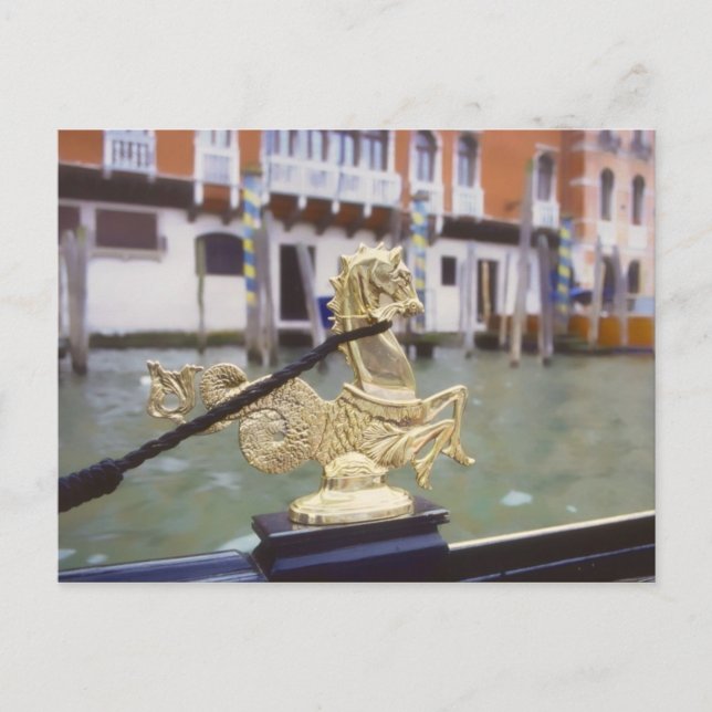 Cartão Postal Pomada de Venice gondola (Frente)
