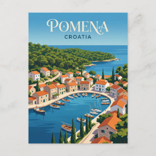 Cartão Postal Pomena Croácia