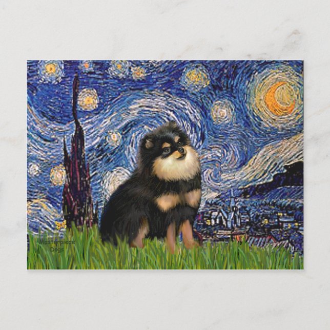 Cartão Postal Pomerânia (BT) - Noite Estrelada (Frente)