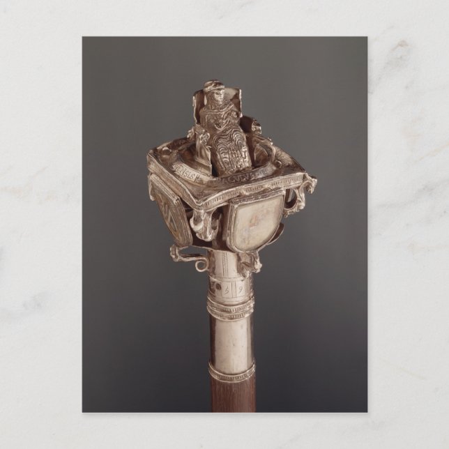 Cartão Postal Pommel do bastão consistente representado (Frente)