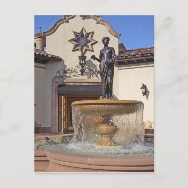 Cartão Postal Pomona Fountain em Kansas City (Frente)