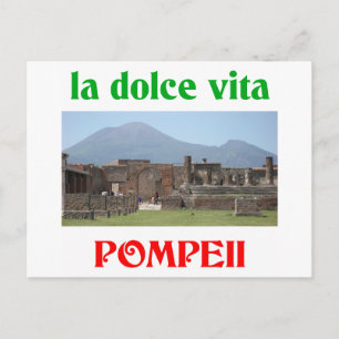 Cartão Postal Pompeia Itália