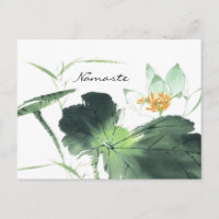 POND LOTUS PEACE l Pincel Chinês Pintura de Pincel