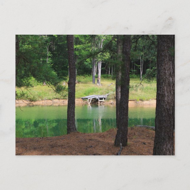 Cartão Postal Pond Side Dock (Frente)