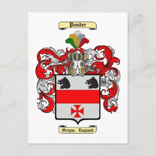 Cartão Postal Ponder (Frente)