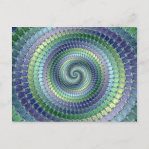 Cartão Postal Ponderação - Fractal