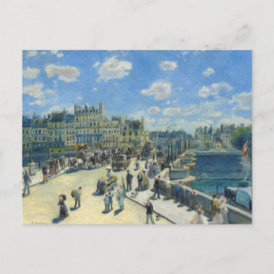 Cartão Postal Pont Neuf, Paris por Renoir Postcard