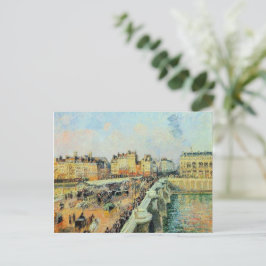 Cartão Postal Pont Neuf, Tarde, Sunlight Camille Pissarro