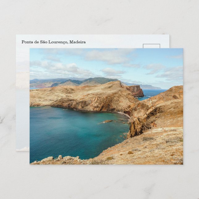 Cartão Postal Ponta de São Lourenço Madeira View (Frente/Verso)