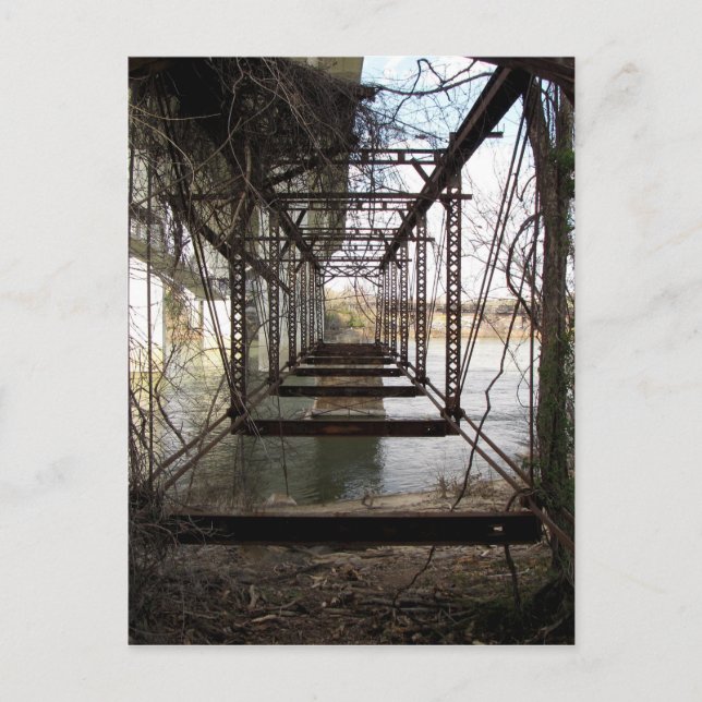 Cartão Postal Ponte abandonada em Belle Isle (Frente)