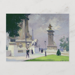 Cartão Postal Ponte Alexandre III, Paris
