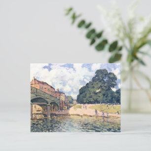 Cartão Postal Ponte Alfred Sisley Hampton Court