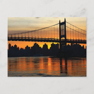 Cartão Postal Ponte ao pôr do sol