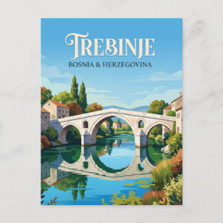 Cartão Postal Ponte Arslanagić Bósnia e Herzegovina