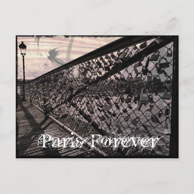 Cartão Postal Ponte Arts - Lover's (Frente)