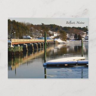 Cartão Postal Ponte Belfast - inverno de 2015