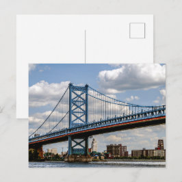 Cartão Postal Ponte Benjamin Franklin, Filadélfia, PA