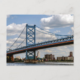 Cartão Postal Ponte Benjamin Franklin, Filadélfia, PA