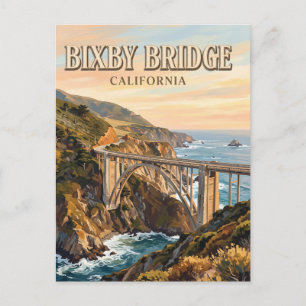 Cartão Postal Ponte Bixby Creek Califórnia
