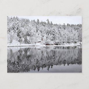 Cartão Postal Ponte Black River Harbor, Michigan