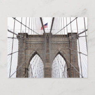 Cartão Postal Ponte Brooklyn em Nova Iorque