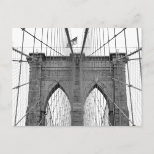 Cartão Postal Ponte Brooklyn em Nova Iorque