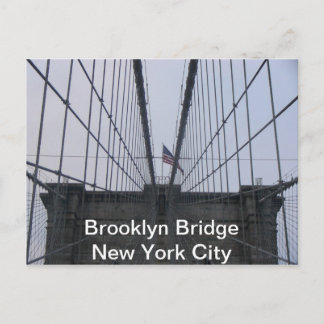 Cartão Postal Ponte Brooklyn, Nova Iorque