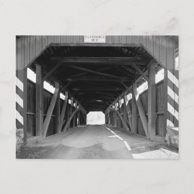 Cartão Postal Ponte bruta coberta (Frente)