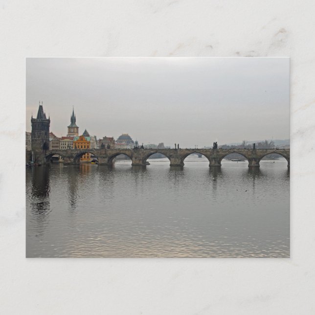 Cartão Postal Ponte Carlos, Praga (Frente)