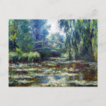 Cartão Postal Ponte Claude Monet Sobre A Água Lily Pond<br><div class="desc">Ponte Claude Monet Sobre A Água Lily Pond</div>