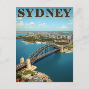 Cartão Postal Ponte da Baía de Sydney Austrália