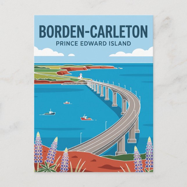 Cartão Postal Ponte da Confederação Canadá (Frente)
