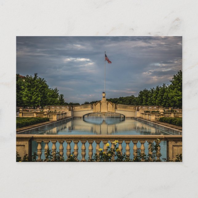 Cartão Postal Ponte da Fé na Aldeia Unity no Missouri (Frente)