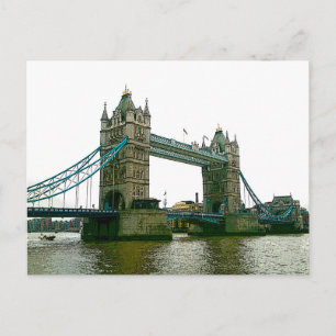 Cartão Postal Ponte da Torre, Londres, Reino Unido
