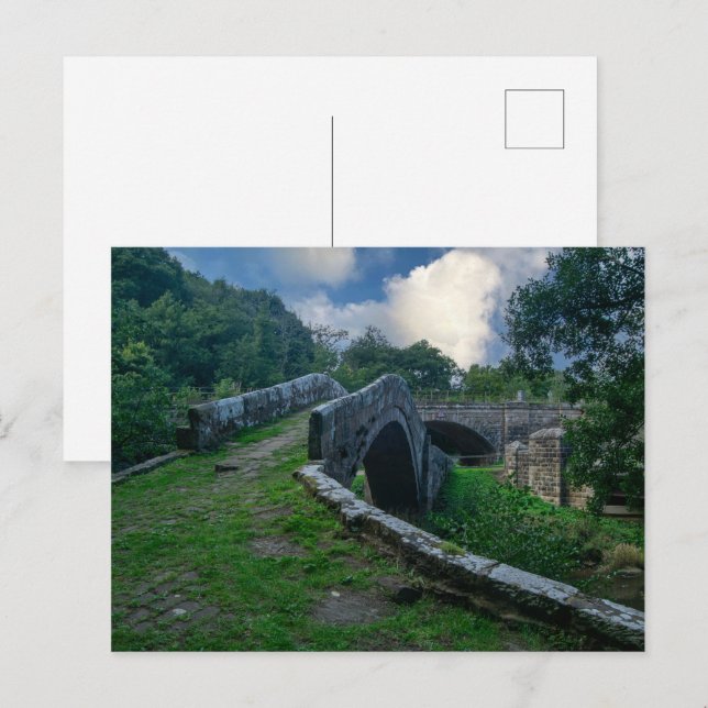 Cartão Postal Ponte de Beggar, Glaisdale (Frente/Verso)