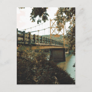 Cartão Postal ponte de castor em primaveras de eureka