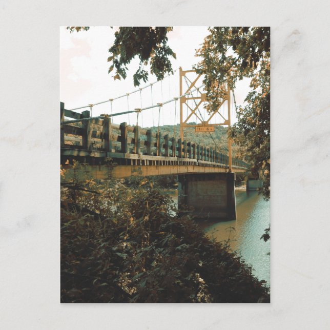 Cartão Postal ponte de castor em primaveras de eureka (Frente)