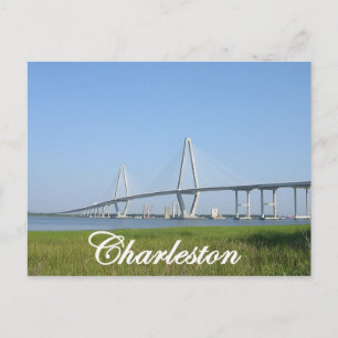 Cartão Postal Ponte de Charleston Ravenel