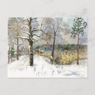 Cartão Postal ponte de inverno
