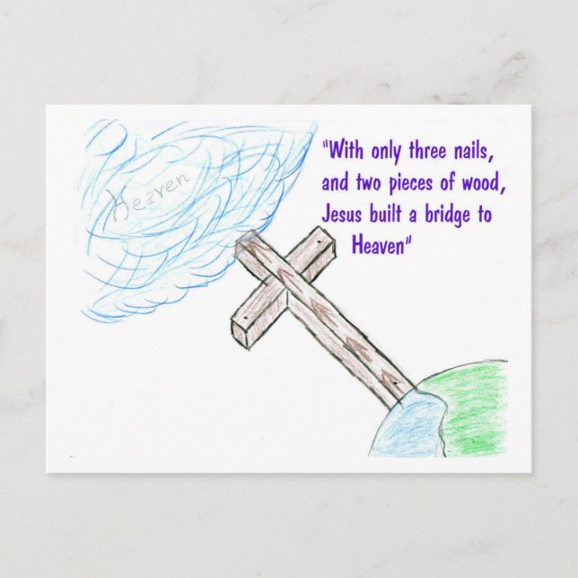 Cartão Postal Ponte de Jesus (Frente)