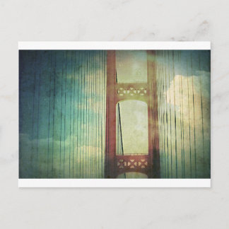 Cartão Postal Ponte de Mackinac poderosa Michigan