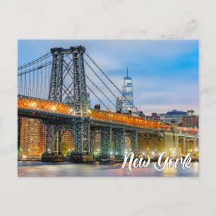 Cartão Postal Ponte de Manhattan, Nova York, EUA