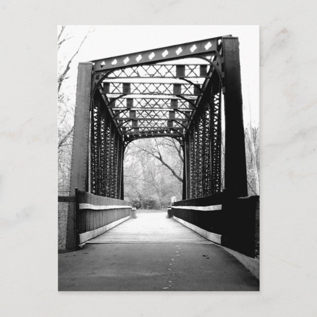Cartão Postal Ponte de metal (Frente)