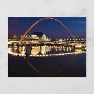 Cartão Postal Ponte de milênio Newcastle